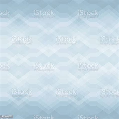 Seamless Blue Abstract Retro Vector Background Stock Illustration