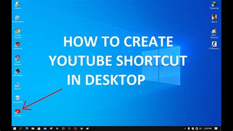 How To Create Youtube Shortcut In Desktop Youtube