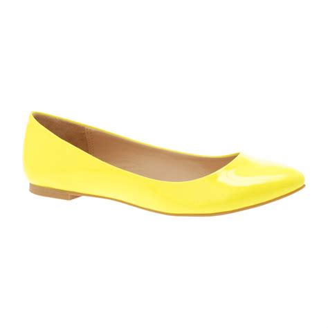 Yellow Ballet Flats With My Signature Pointed Toewant I Wear