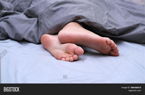 Girls Feet Covered Bed Image And Photo Free Trial Bigstock