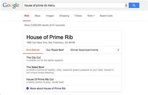 Check here for current dates and reservation information. Everything You Need To Know About Google Restaurant Menu