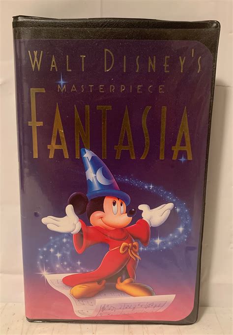 Walt Disneys Masterpiece Fantasia Vhs 1991 Q100 Etsy