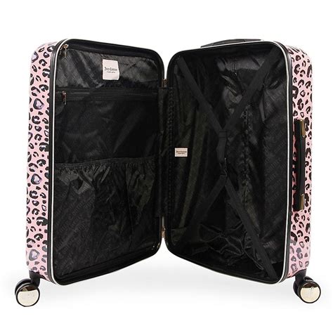 Juicy Couture® Jane 3 Piece Hardside Spinner Luggage Set In Pink Leopard Bed Bath And Beyond