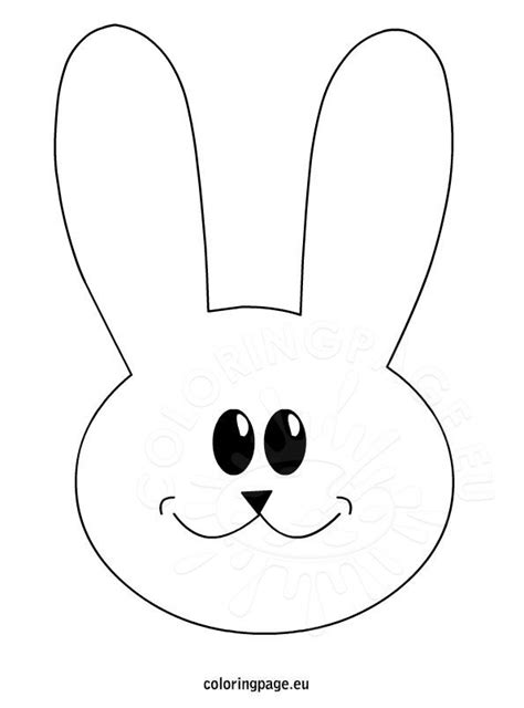 Home » easter bunny special » easter bunny templates to print. Rabbit Template Printable - Coloring Page
