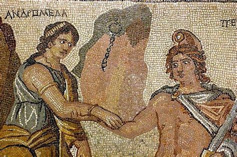 Perseu E Andrômeda Ancient Art Mosaic Art Byzantine Art