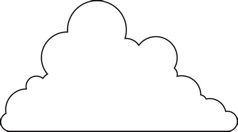 Free Printable Cloud Stencils
