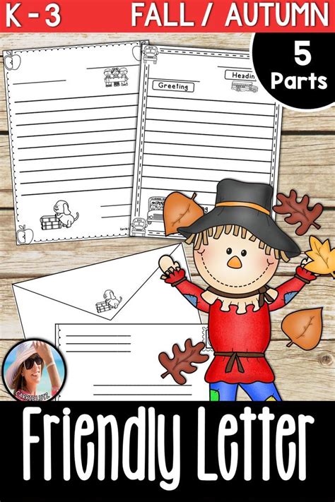 Being a writer grade 4. Friendly Letter Templates - FALL VERSION | Friendly letter ...