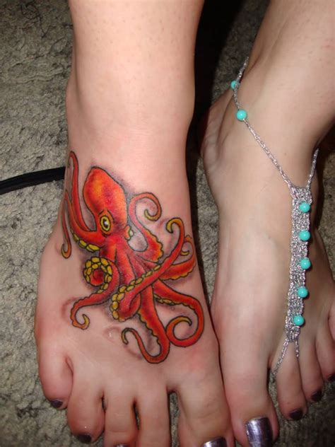 Octopus Foot Tattoos