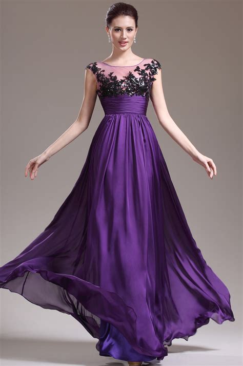 edressit new stunning purple evening dress prom gown 02132306 purple evening dress women s