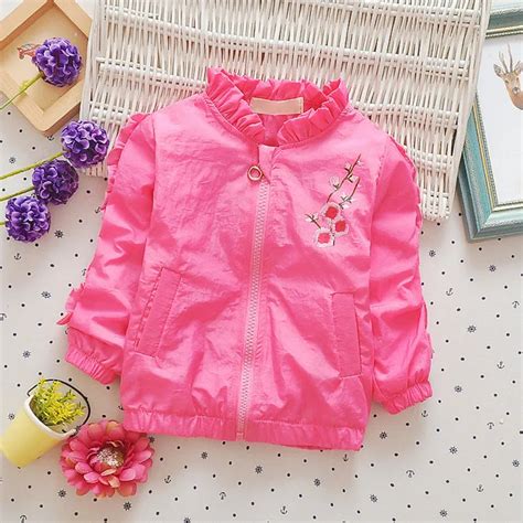 Newborn Baby Spring Autumn Coats Toddler Fashion Flowers Jacket For