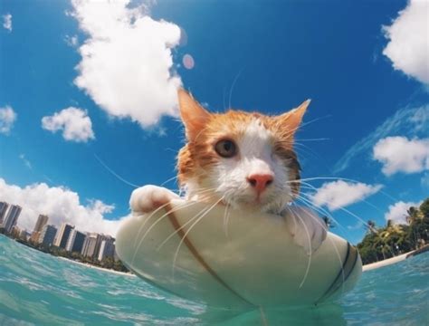 From Surfing To Fist Bumping These Six Cats Are Cooler Than You