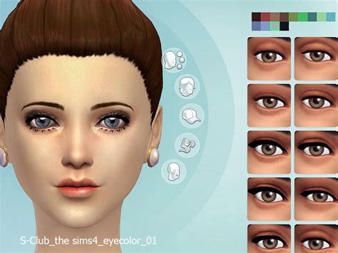 Eyecolor Default Replacement 01 By S Club At The Sims Resource Sims 4