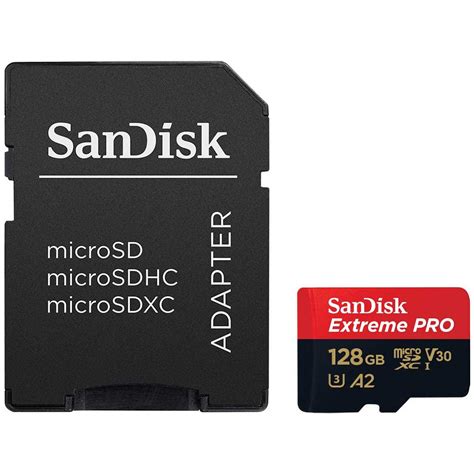 Sandisk Extreme Pro 128gb Micro Sdxc Uhs I Micro Sd Card