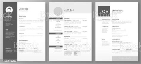 Resume Template Cv Professional Or Designer Jobs Resumes Work In Best