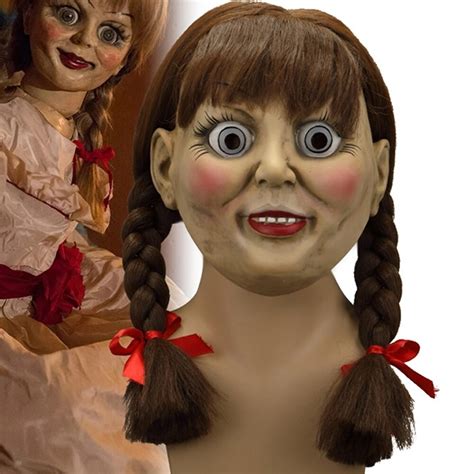 2019 Horror Movie Annabelle 3 Comes Home Cosplay Mask Scary Creepy Doll