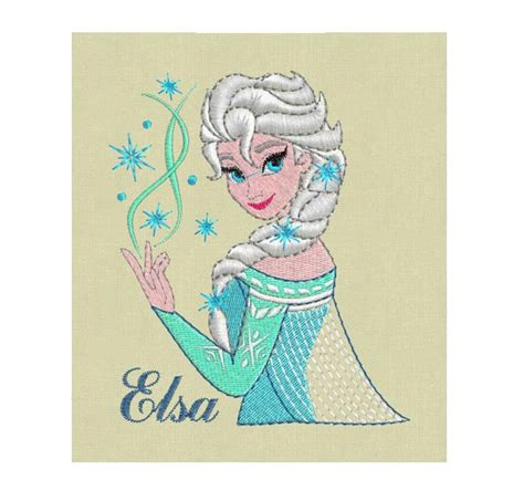 Elsa Embroidery Design Frozen Embroidery Design Disney | Etsy in 2021 ...