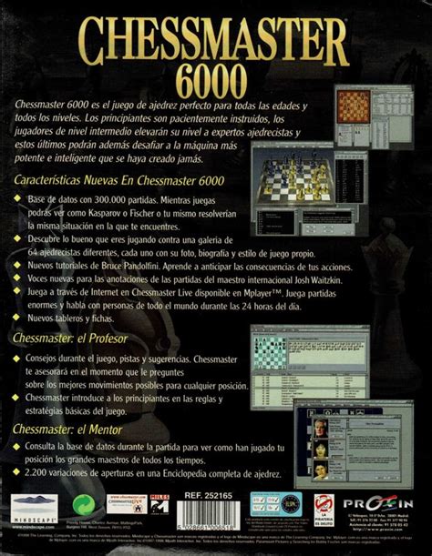 Chessmaster 6000 Cover Or Packaging Material Mobygames