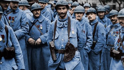 French Army During World War 1 In Color Youtube