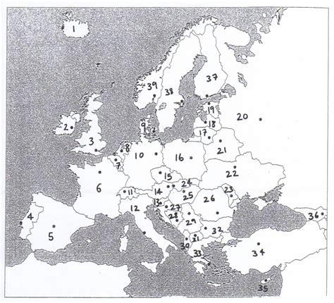 To zoom in and zoom out map, please drag map with mouse. Filling in the Map of Europe: A Quiz - Indefinite Adventure