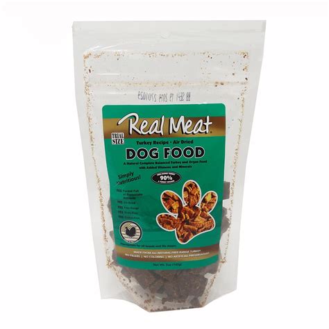 Its foods do, however, use rice, barley, oatmeal, and flaxseed. Real Meat Turkey Dog Food | BaxterBoo