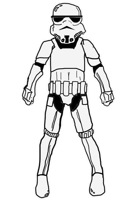 Lego Stormtrooper Coloring Page Free Printable Coloring Pages For Kids
