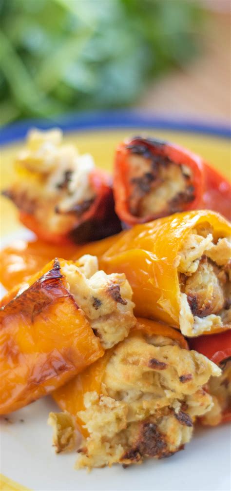 Preheat the oven to 350f. Stuffed Sweet Peppers with Roasted Green Chili Chicken ...