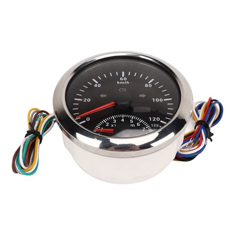 Fydun Speedometer With Tachometer 8000 Rpm 85mm 3 3 8 In Stainless