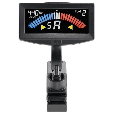 Korg Pitchcrow G Clip On Guitar Tuner Black