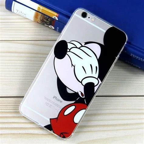 Cute Cartoon Mickey Minnie Daisy Donald Phone Cases For Iphone 6 6s 7
