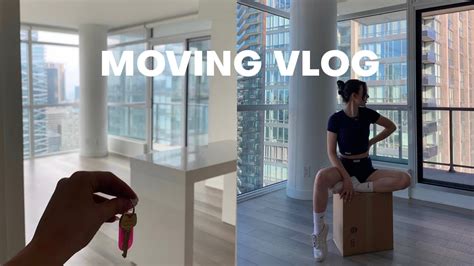 MOVING VLOG My Dream Apartment Move In Day Getting The Keys First Night Part YouTube