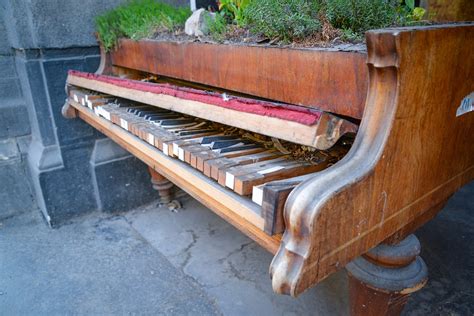 Broken Grand Piano Keys