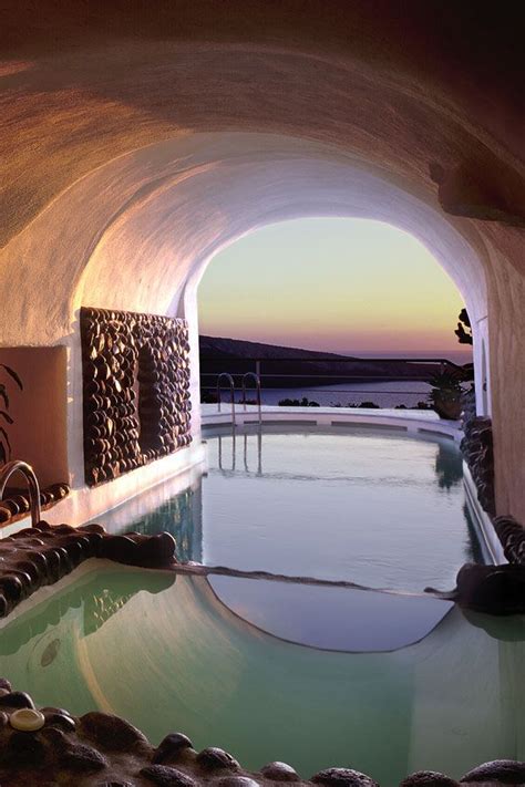 Cave Pool Oia Santorini Cave Pool Dream Vacations Destinations