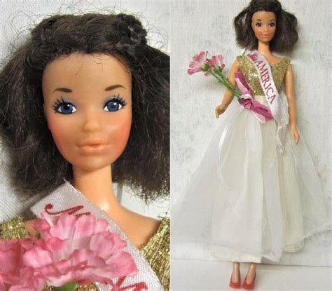 1973 quick curl barbie with 8587 body barbie miss america etsy canada barbie miss quick