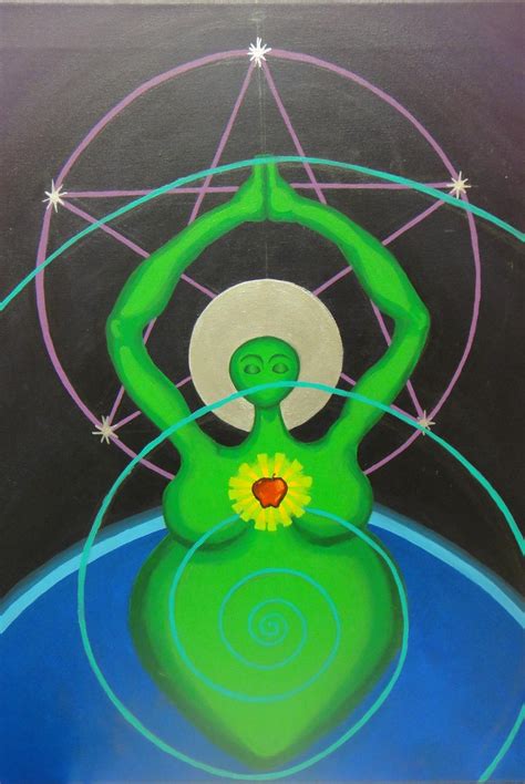 Earth Mother Goddess Painting By Sugar Skull87 On Deviantart