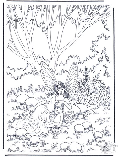 Elves11 Adults And Teens Coloring Pages