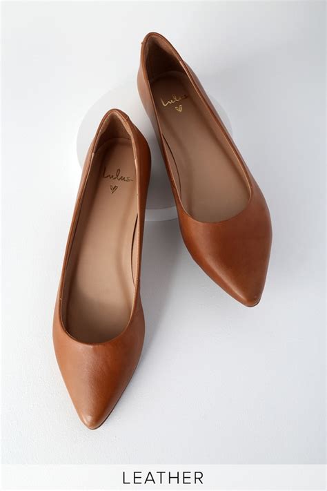 I didn't have any condoms so she gave me a camel toe slide instead ! Lulus Cognac Flats - Genuine Leather Flats - Pointed Toe Flats