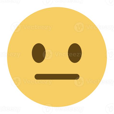 Top Quality Emoticon Expressionless Emoji Straight Face Emoticon