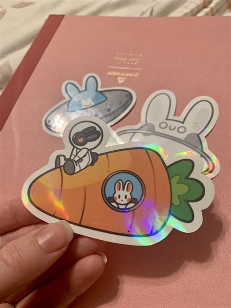 Thought You Guys Might Like These Stickers I Made 👽🐇 Rrabbits