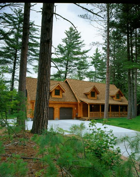 A Log Home Among The Pines Is A Nice Place To Be