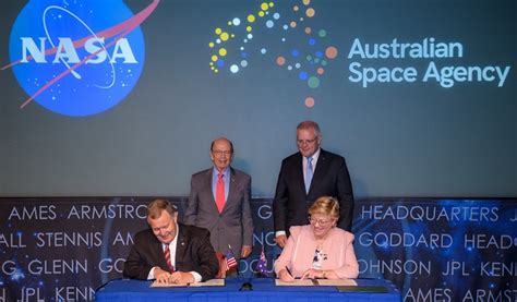 Australian Space Agency Signs With Nasa Department Of Industry
