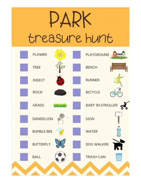 Jackie J Smallwood Scavenger Hunt Activities For Toddlers Indoor