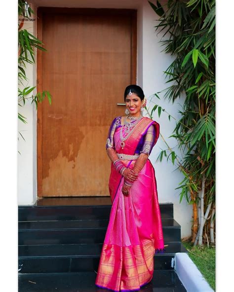 25 Pink Wedding Saree Ideas And Inspirations • Keep Me Stylish Indian Bridal Sarees Saree