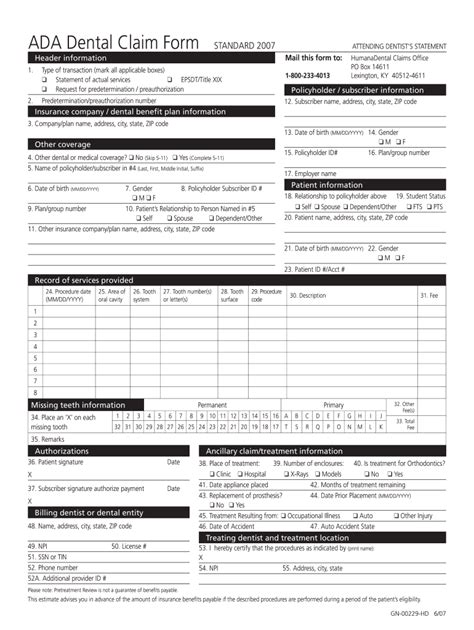 Humana Gn 00229 Hd 2007 2021 Fill And Sign Printable Template Online