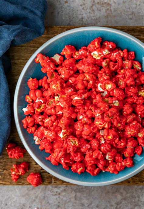 Red Hot Cinnamon Popcorn I Heart Eating