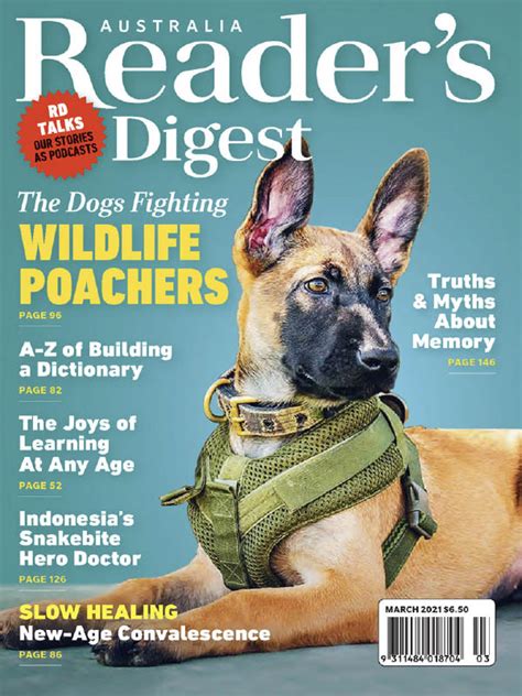 Readers Digest Au And Nz 032021 Download Pdf Magazines Magazines