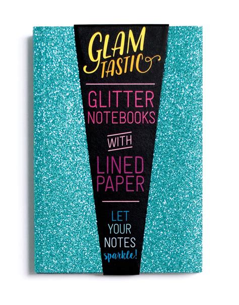 Oh My Glitter Notebooks Blue Notebook Diy Notebook Glitter