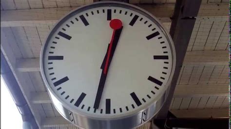 Swiss Railway Station Clock Youtube
