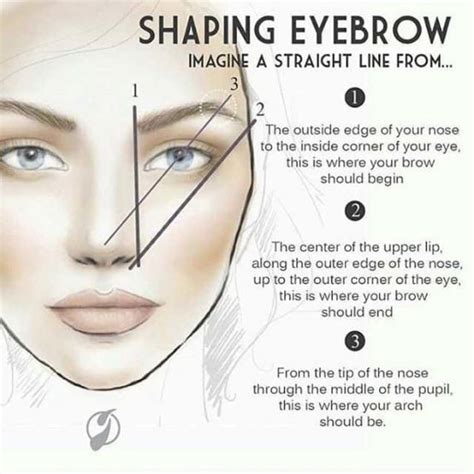 Simple Eyebrow Tips That Will Help You Get The Perfect Eyebrow Shape All For Fashion Design