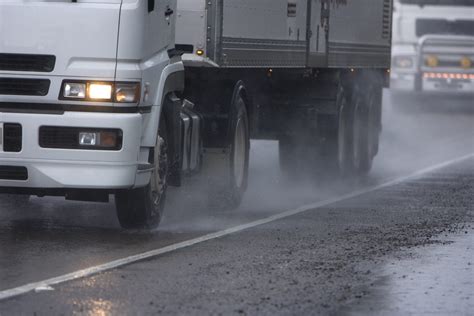 Driving In The Rain Five Tips For Wet Weather Driving Safety Truck