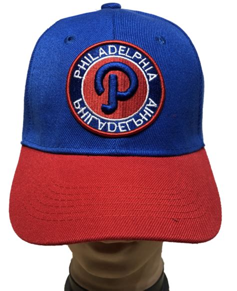 Philadelphia P Embroidered Team Color Adjustable Baseball Cap Hats Lot